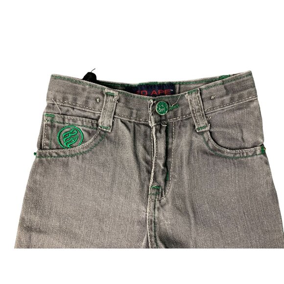Red Ape Jeans Boys Infant baby Size 24 months Gray Green Rockin my Red ape Patch - Picture 5 of 5